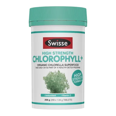 Swisse High Strength Chlorophyll+ 200 Tablets