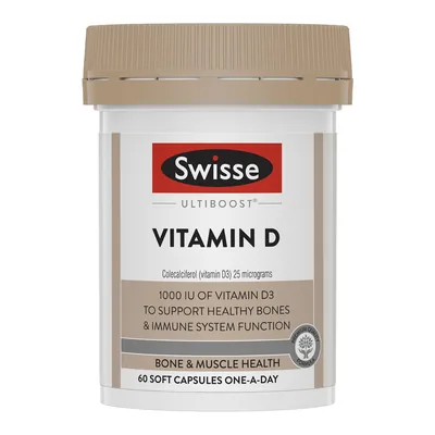 Swisse Ultiboost Vitamin D 400 Capsules