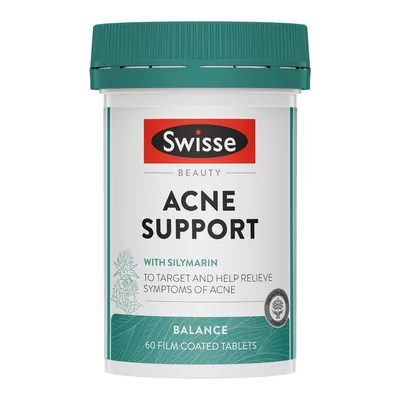 Swisse Beauty Acne Support 60 Film Coated Tablets