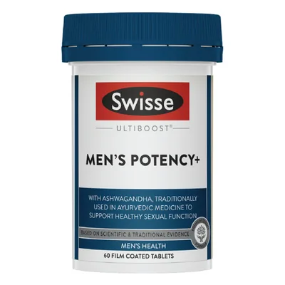 Swisse Ultiboost Men's Potency+ 60 Film Coated Tablets