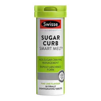 Swisse Ultiboost Sugar Curb Smart Melt 30 Tablets